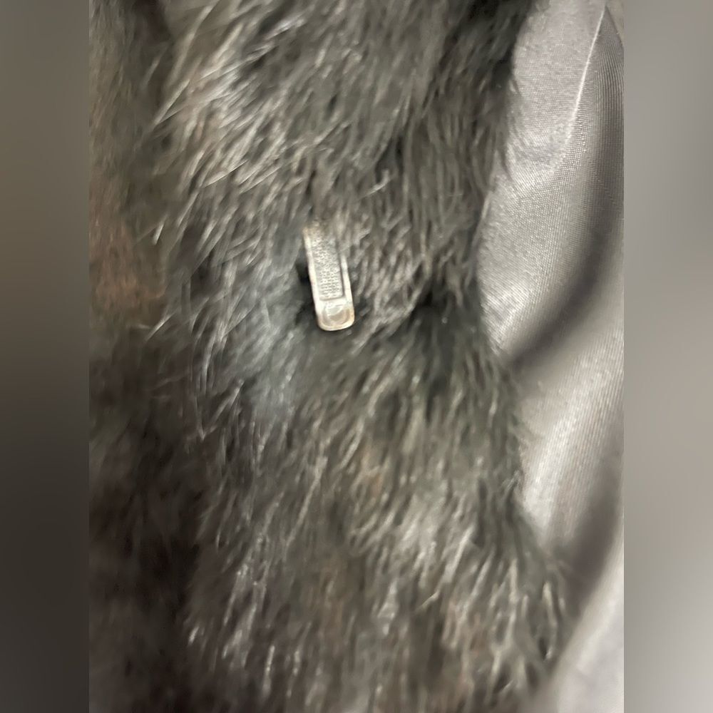 Vintage Black Fur Jacket - Picture 3 of 7